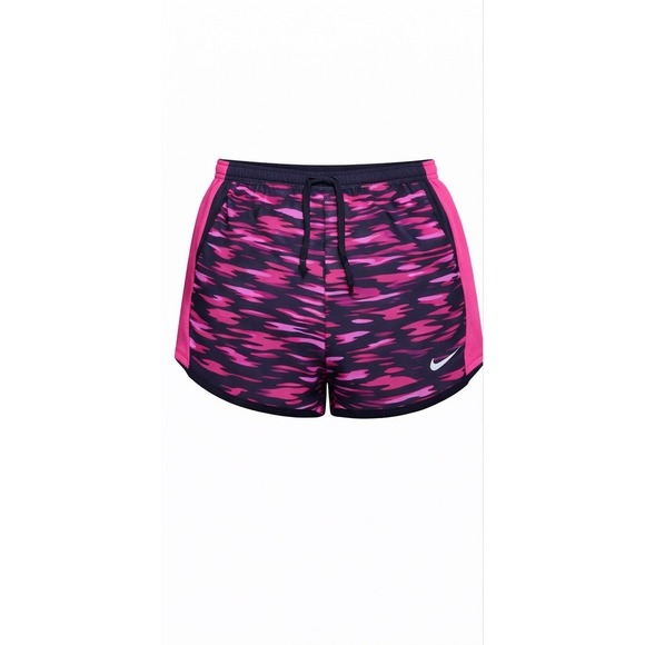 Nike Pants - Nike Dri-FIT Women Medium Pink Purple Camo Running Shorts Mesh Side Panels 365
